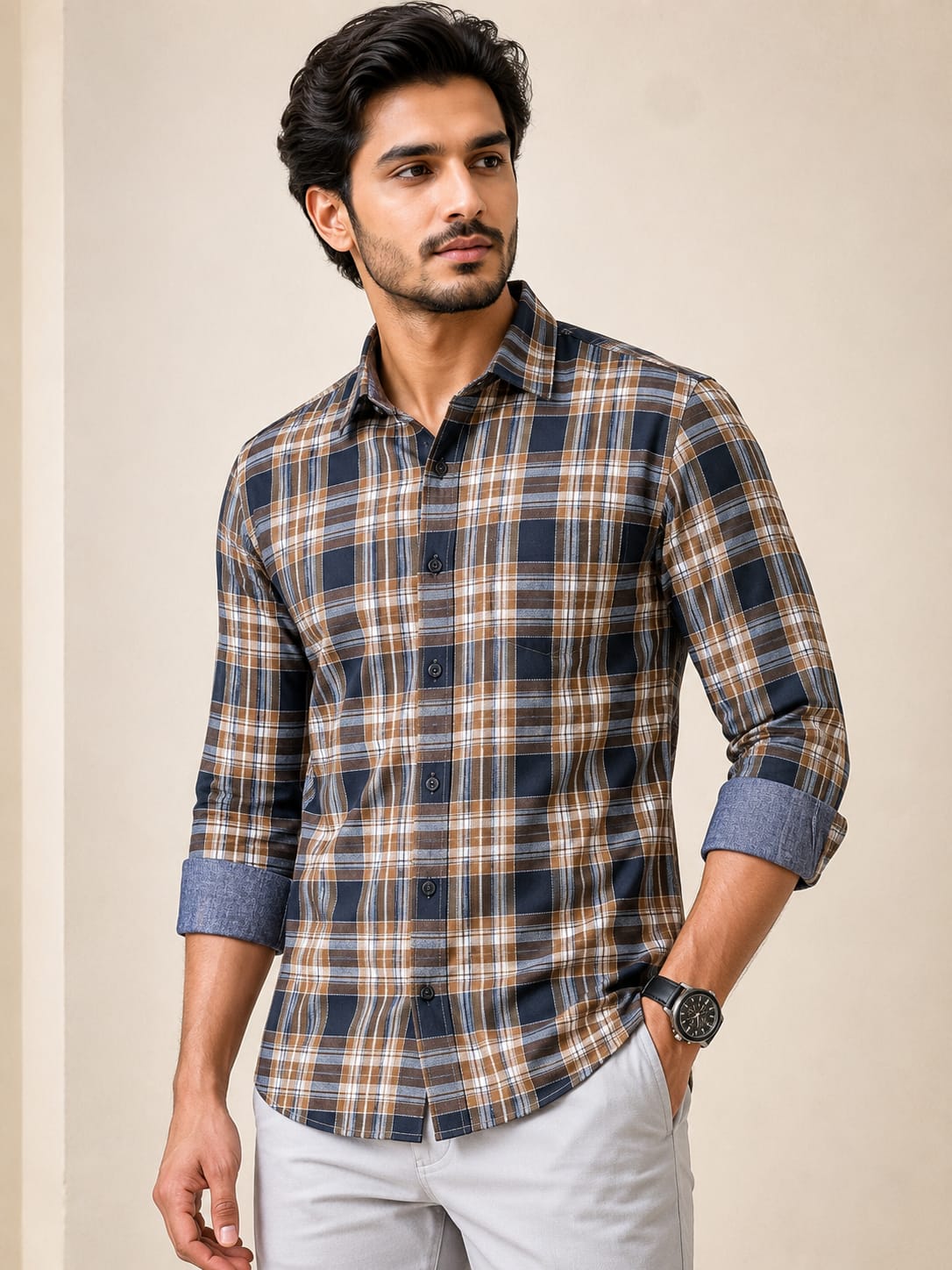 CREATE PASSION POLY OXFORD SHIRT