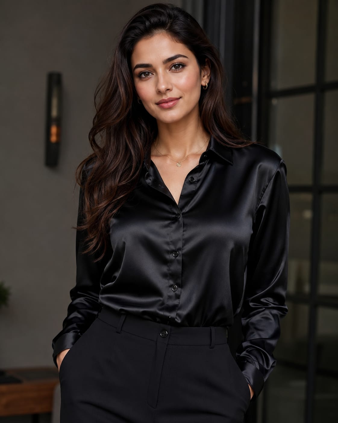 CREATE PASSION SATIN SHIRT