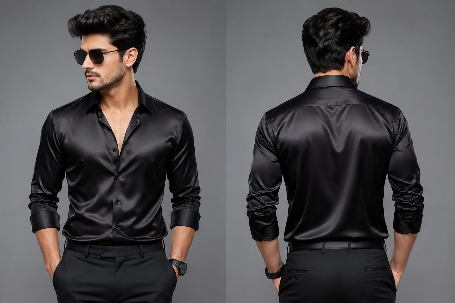 CREATE PASSION SATIN SHIRT