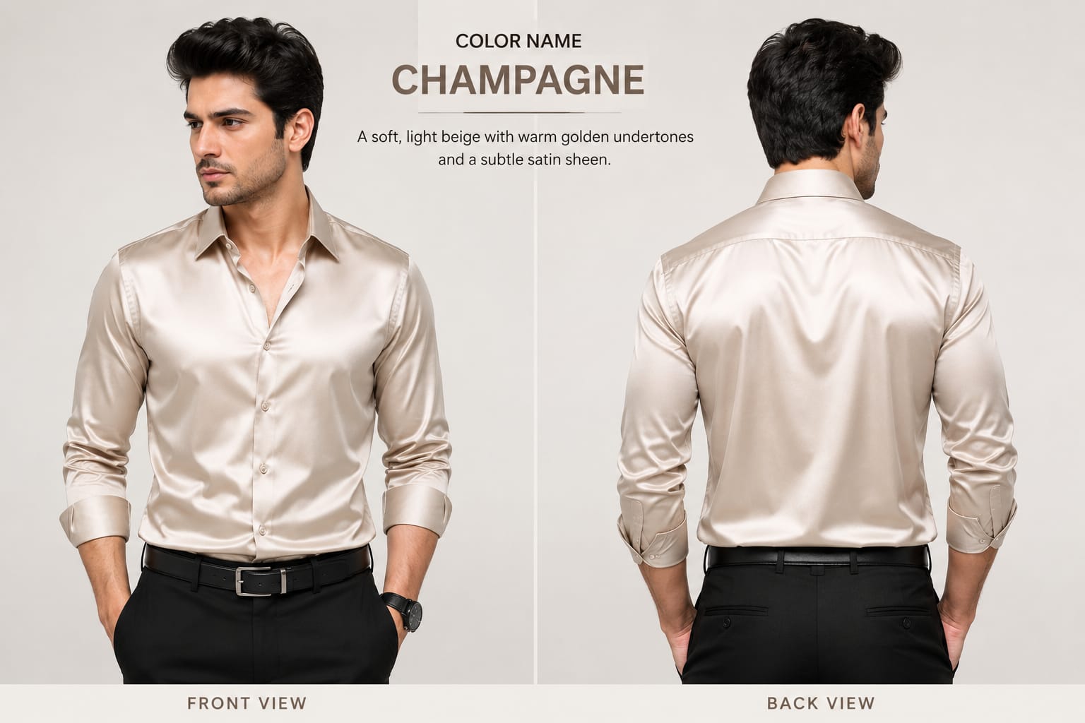 CREATE PASSION SATIN SHIRT