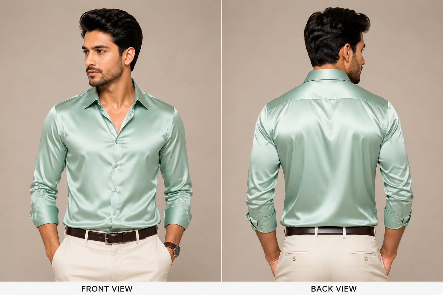 CREATE PASSION SATIN SHIRT